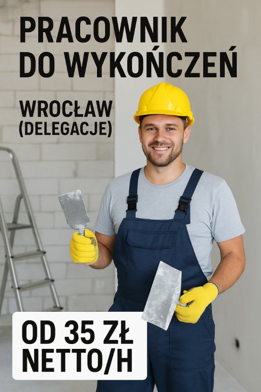 Pracownik ogólnobudowlany / Wykończeniowiec - 01