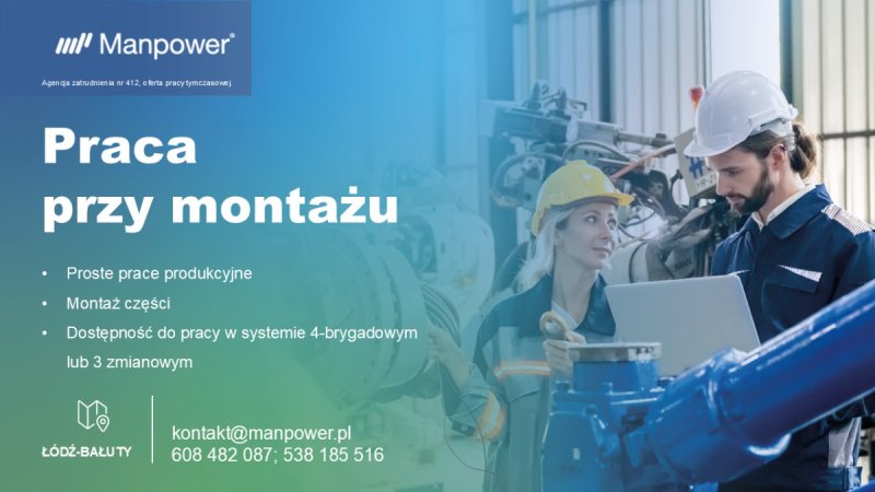 System 4 brygadowy Praca przy montażu