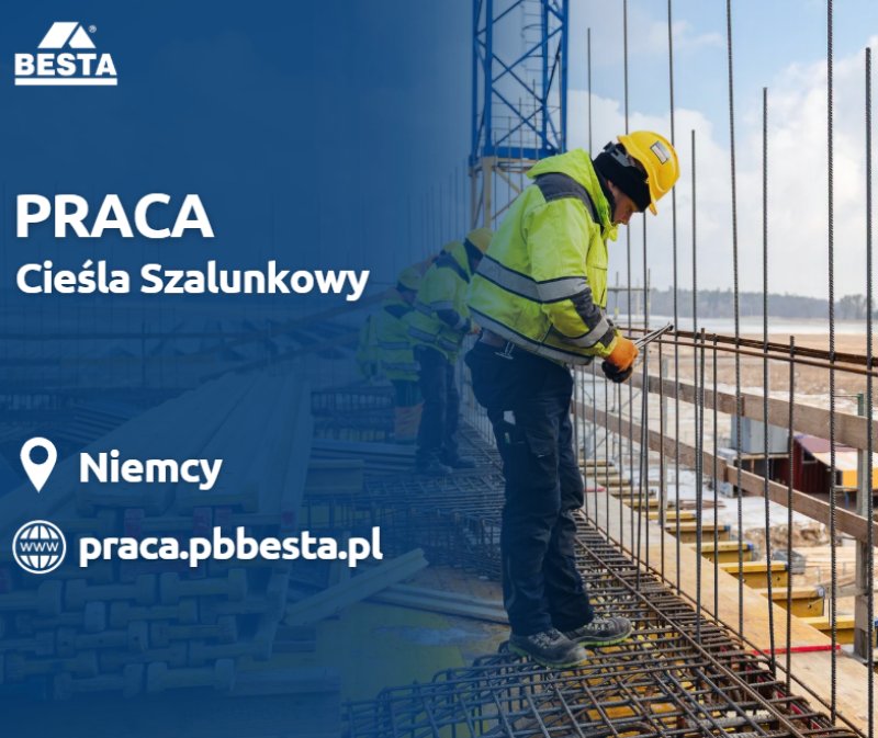 Cieśla Szalunkowy/Pracownik budowlany NIEMCY